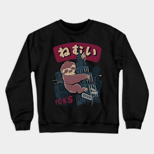 Get Your Hands on the Cutest Kaiju Sloth Crewneck Sweatshirt